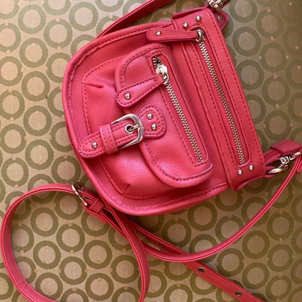 Coral crossbody bag